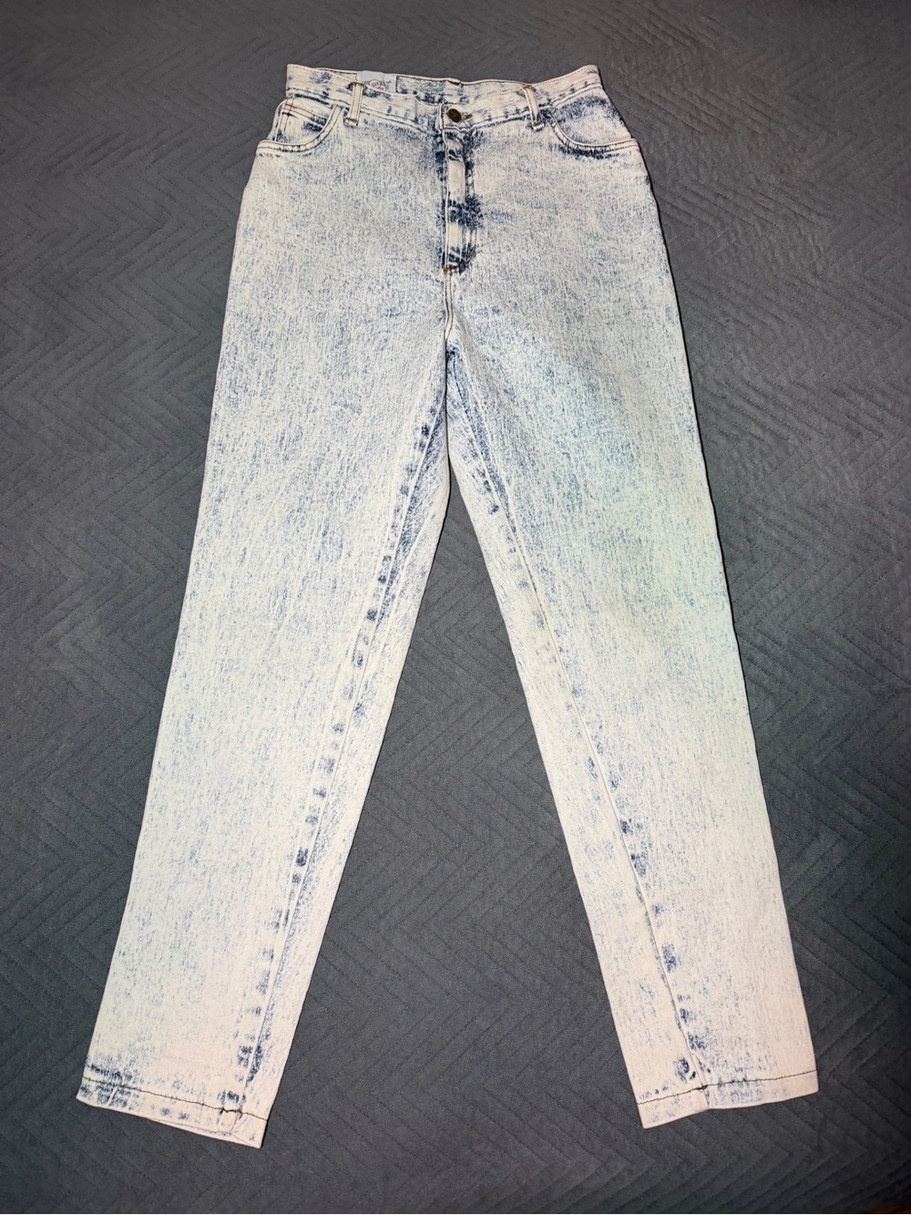 Vintage Denim Republic Acid Wash High Rise Slim Jeans